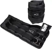 Adjustable Ankle Arm Wrist Weights Set Fully Adjustable Weighted Strap Hand & Le
