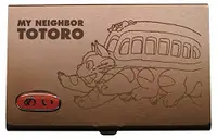 在飛比找樂天市場購物網優惠-日本宮崎駿 龍貓公車 Totoro 名片盒/名片夾 《 金屬