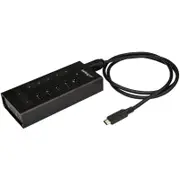 StarTech.com 7 Port USB C Hub - 2x USB-C & 5x USB-A - Mountable Metal USB 3.0 Type-C Hub - 5Gbps USB 3.2 Gen 1 - Self Powered