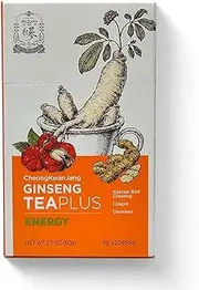 Ginseng Teaplus Energy - Tea Powder with Panax Ginseng Extract Blended with Herbs