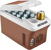 Personal Thermoelectric Cooler/Heater, 15 Liter Capacity, Portable Electric Car Refrigerator with 12/24V DC, Small Refrigerator for Car, Rv, Truck
