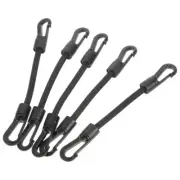 5 Pcs Shock Cords Elastic String Hook Portable Strap Tie down Bungee