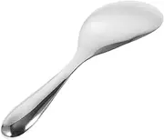 Cabilock Convenient Stainless Steel Rice Spoon Reusable Safe Rice Spatula for Kitchen Accessories for Transferring Cooked Rice from Rice Cooker to Dish Lightweight