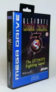 SEGA SMD Mega Drive Storage Case - Ultimate Mortal Kombat 3 - NO GAME