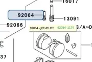Kawasaki 1995-2006 Vulcan Jet Pilot 92064-1174 New OEM