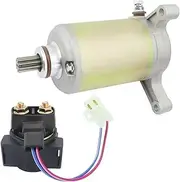 Starter Relay,Compatible with Yamaha Warrior 350 YFM350 1987-2003 Big Bear 350 4x4 1987-1996 Moto-4 350 1987-1995 Kodiak 400 1993-19951UY-81