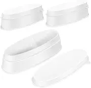 FOMIYES Pcs French Manicure Dipping Molds Nail Art Dip Powder Case Storage Box Set