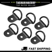 6pcs D Ring Tie Down Anchor 3mm D Rings Anchor for Trailer Truck Boat RV ATV SUV