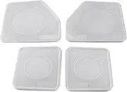 Compatible for F-150 2015-2020 Auto Car Speaker Cover Stainless Door Loudspeaker Sound Pad Trim Frame Sticker Interior Accessories(Silver-Logo-4PCS)