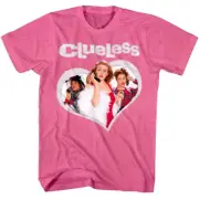 Clueless Bling Heart Men's T Shirt