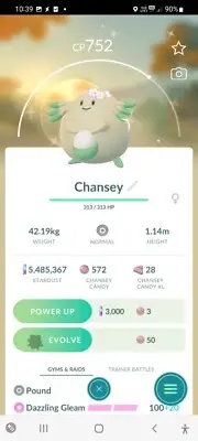 ✨Pokemon SHINY FLOWER CHANSEY Trade✓Must have a shiny Chansey registered✨