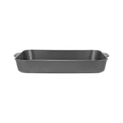 Agile Non-Stick Aluminium 38x28.4cm Roaster Pan Baking/Cookware Rectangle Black