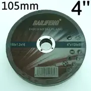 10 PC 105mm 4" CUTTING DISC WHEEL Thin 4 Angle Grinder Stainless Steel Metal Cut