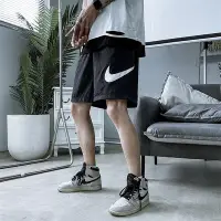 在飛比找Yahoo!奇摩拍賣優惠-專柜Nike 耐吉刺繡短褲 無線頭放心主推 自由搭配品名：專