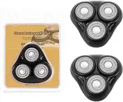 2 x Black Replacement Razor Head Compatible with Remington Shaver Series for R3, R4, R5, R6, R7, R8, SP-TF2 and FC1000-SP-FC3