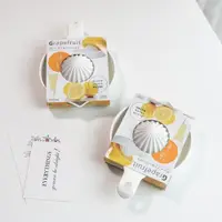 在飛比找ETMall東森購物網優惠-INOMATA日本手動橙子榨汁器家用簡易手動榨汁機檸檬壓汁器