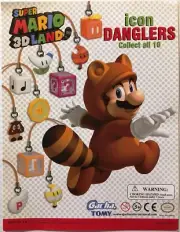 YOU PICK! Super Mario 3D Land Icon Dangler Charm Tomy Gacha Vending Mach Capsule