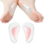 Arch Support Insoles For Flat Feet (Suitable Night And Home Use And Replace Them Regularly) Gel Arch Inserts For Plantar Fasciitis Adhesive Arch Pads For Press
