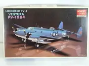 ACADEMY Lockheed PV-1 Ventura #1614 1:72 Model Kit CIB ~ T603