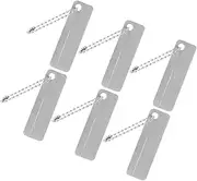 GAROZATION Whetstone Knife Sharpeners 6pcs Set Portable Outdoor Knife Sharpening Stone for Kitchen Garden Fishing