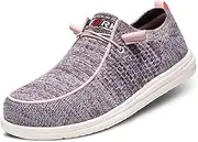[LARNMERN] Steel Toe Slip On Work Shoes Mens Safety Sneakers Walking Shoe Lightweight Steel Toe Loafers