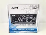 Moukey USB 3.0 Audio Interface, Microphone Preamps with 48V Phantom Power