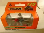 1998 MATCHBOX SUPERFAST #73 DIRT SCRAMBLER BIKE MOTORCYCLE WITH RYDER NEW IN BOX