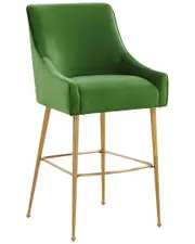 TOV Furniture Beatrix Velvet Bar Stool
