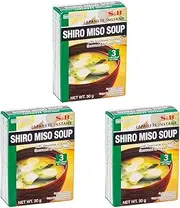S&B Shiro Miso Soup, 30 g (Pack of 3)