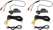 Mellisso 2X Car Reversing Rear View Camera for H J Meriva Grande Regal