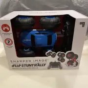 Sharper Image Remote Control Flip Stunt Rally Vehicle Dual-Sided Design