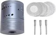 TIG Welding Electrode Sharpener, Tungsten Electrode Sharpener Heads with Cut Off Slots Steel Easy to Carry and Store for TIG Welding