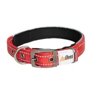 AgBoss Red Dog Collar - 25mm x 55cm (22")