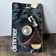 Vintage GE DIU61E Single Pole Light Dimmer With Turn Dial