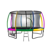 Kahuna Classic Trampoline 12 Ft - Rainbow