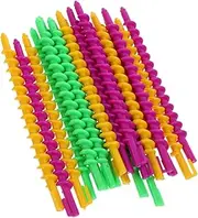 Ipetboom 40pcs Spiral Perm Rods Spiral Perm Rods Spiral Rods Curl Rods Curling Rod Perm Rods Spiral Curlers Perm Rollers Spiral Curl Rods