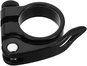 BESPORTBLE Quick Release Saddle Clamp Bike Seatpost Clamp Locking Clamp for Bicycle Seatpost Aluminum Clamp for Bike Seat Easy Adjustment