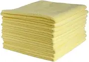 Nab Clean Microfiber Cloth 10-Pieces, Yellow