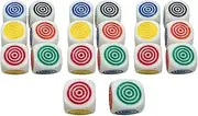 Generic 20 Pieces Game Dice Set Portable Party Game Collections Six Sided Dice Cubes