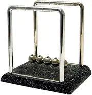 MDI Australia Newton's Cradle with Marble Base Desktop Accessory Science Kit, Black