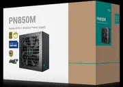 DeepCool PN850M Gamer Storm 850W 80+ Gold Certified Fully Modular ATX Power Supply, 120mm Fan, Japanese Capacitors, DC to DC, ATX12V V3.1, 100,000 MTB R-PN850M-FC0B-JGAU