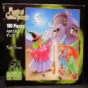 100 Piece Puzzle ~ Magical Glow Puzzle ~ "Magic Broom" NIB Sealed