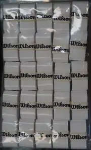 NEW Wilson Pro Overgrip - 25 Pack Tennis Grip Tape Roger Federer RF WHITE