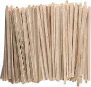 500 Pcs 5.5 Inch Wooden Coffee Stirrers Disposable Drink Stirrer Sticks NEW