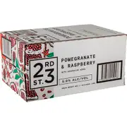 23rd Street Pomegranate Raspberry Vodka & Soda Can 300mL