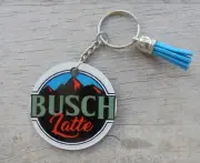 BUSCH LATTE W/TASSLE key chain