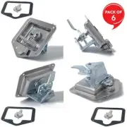 6X T Handle Locks Tool Box With Keys Stainless Steel Trailer Camper Truck