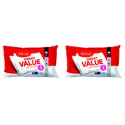 4pc Tontine Great Value Sleeping Cotton Pillows Pack 48x73cm - White