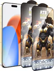 2 PCS ATB King Kong Series Flexible Ceramic Nano Glass Film HD Clear Screen Protector for iPhone 14 Plus