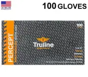 Truline Percept Blue Nitrile Powder Free Gloves Multi-Purpose Size XL New 100 PC